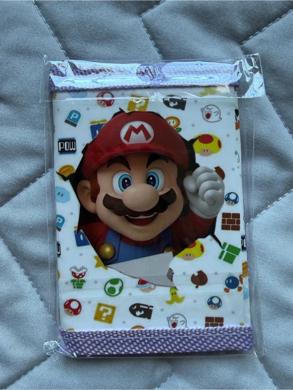 New Nintendo Kids Character trifold velcro Wallet